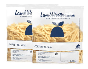 Batata Congelada LambWeston Corte Fino 7mm