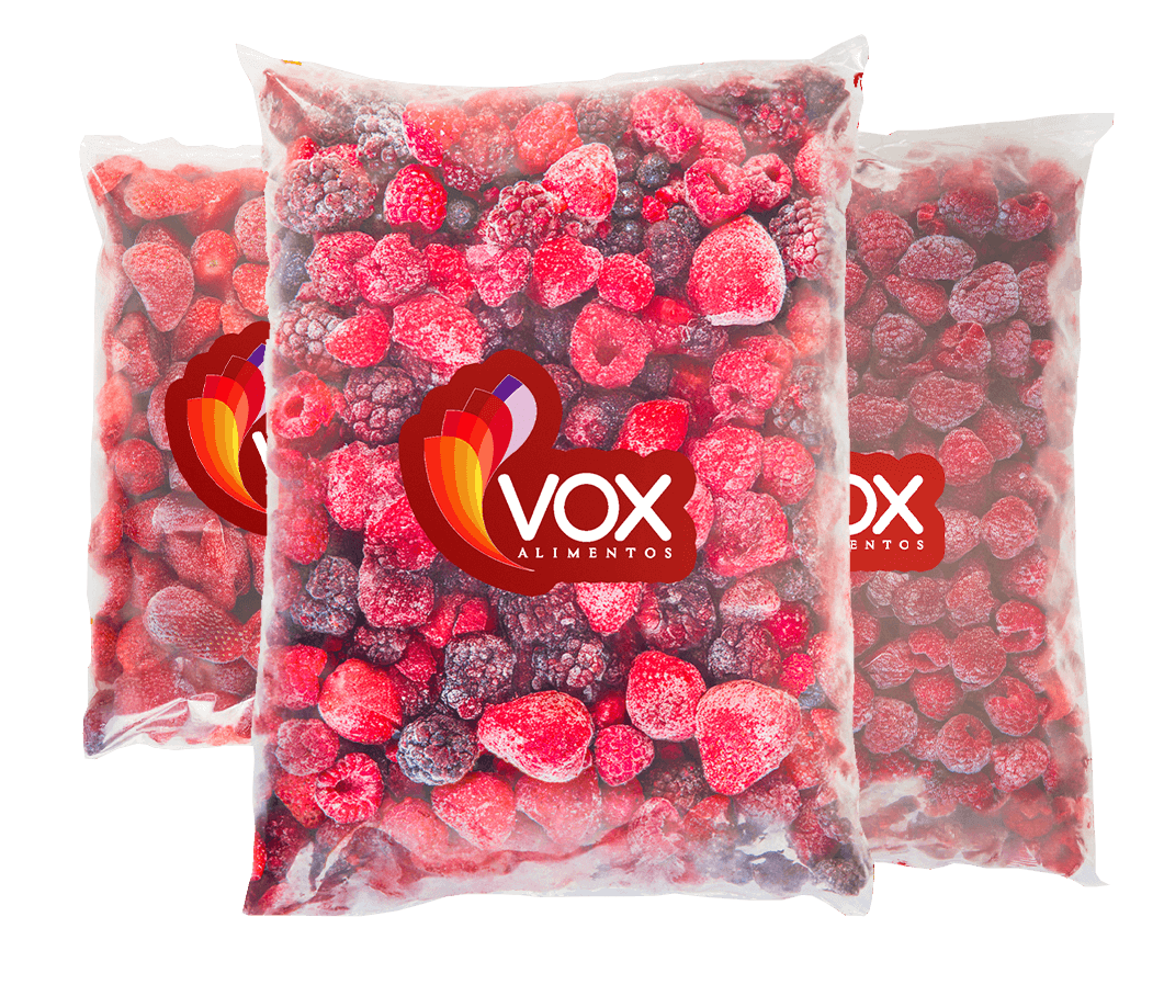 Morangos e Frutas Vermelhas Congelados